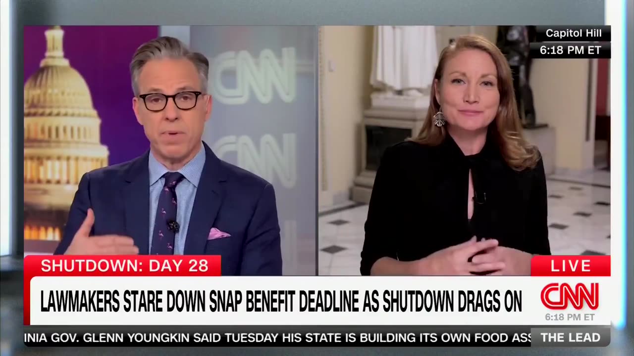 Even Fake Jake Tapper Is Pushing Back Against Democrats Blaming Republicans for Schumer Shutdown