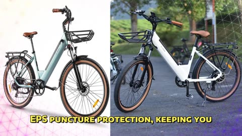 KAISDA K601 Adult Electric Bike 250W Motor 36V 16Ah Battery 26 Inch Tires City Electric Bike