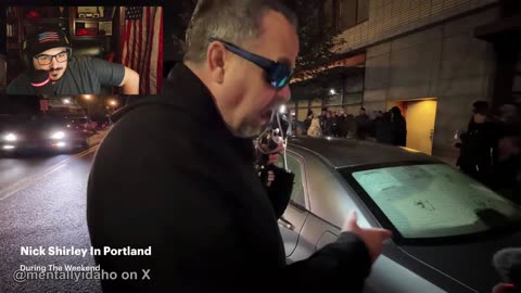 #Nick Shirley Reports On The Flat Tire #Incident At The #Portland #ANTIFA #ICE #Protest