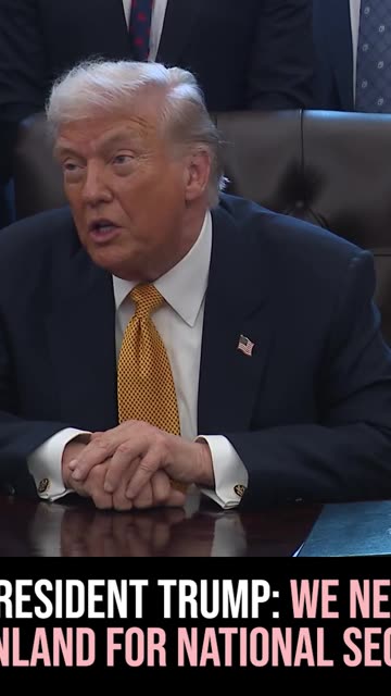 President Trump: We Need Greenland for National Security