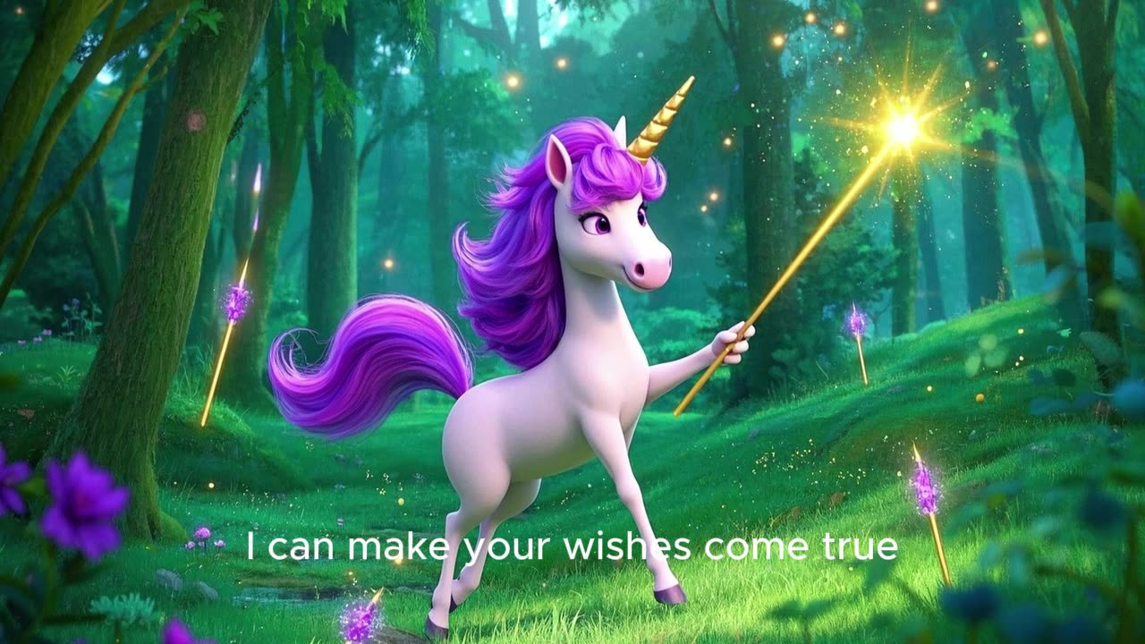 Sparkle the magic unicorn