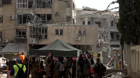 Iranian missiles damage Israeli synagogue, homes and U.S. Embassy