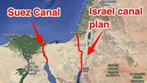 Israel's $55 BILLION Canal Through Gaza!