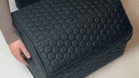 Car Trunk Organizer Black “Hexy” by Owleys