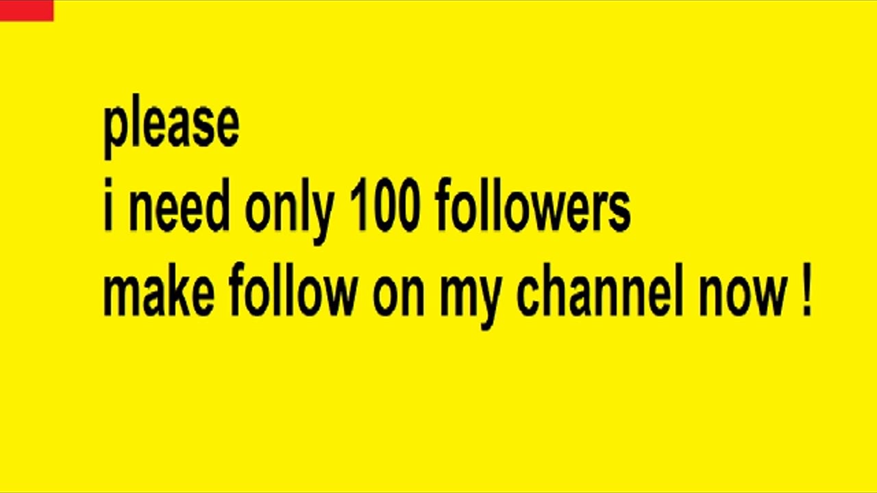 Help me reach 100 followers on Rumble! رجاء تابعني على رمبل لأصل إلى 100 متابع