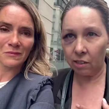 French woman beaten by savages in Paris. Women in Europe are not safe.