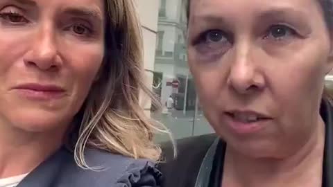 French woman beaten by savages in Paris. Women in Europe are not safe.
