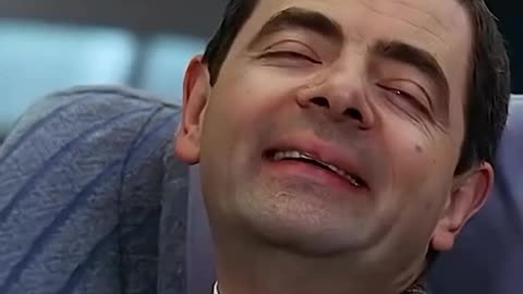 Mr. Bean in first class🤣🤣🤣