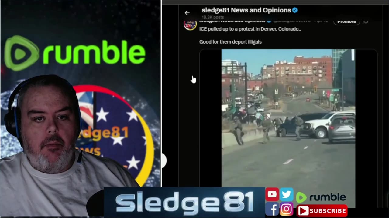 ICE pulled upto protesters in Denver Colorado