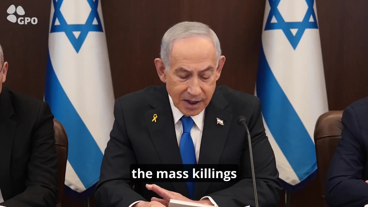 Prime Minister Benjamin Netanyahu, at the start of the Government meeting: