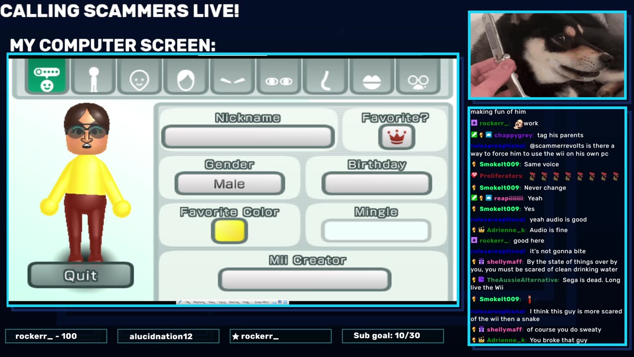 Scammer VS Wii? Part 3??