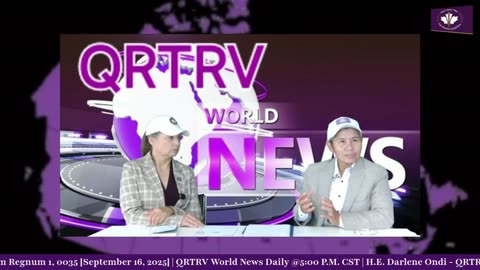 H.E Darlene Ondi QRTRV World News Host Interviewing HRM Romana Didulo the 1st V3-5