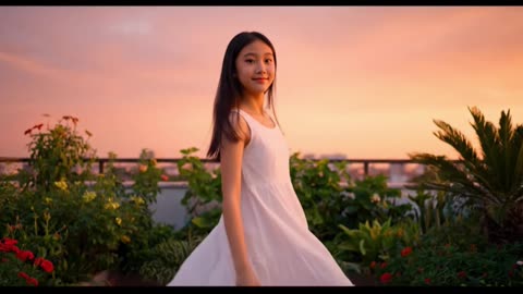 Graceful Rooftop Dance at Sunset (Cinematic & Aesthetic) | Zaya Bliss