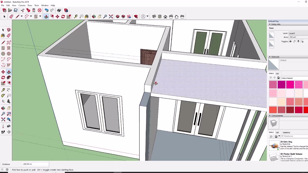 tutorial design house size 6 x 6 meters 25