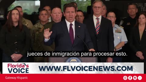 DeSantis desafía al caos migratorio con orden, ley y determinación