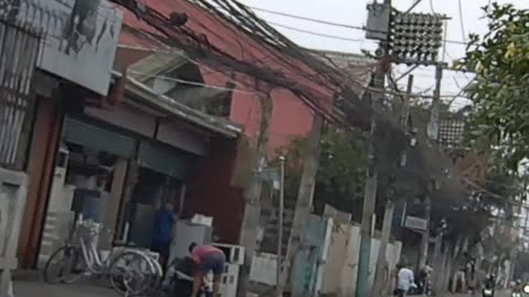 Unusual (No Traffic) on Gov. Pascual Street in Navotas City in the Philippines