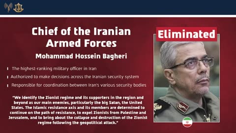 Top Iran Officials Killed In Air Strikes