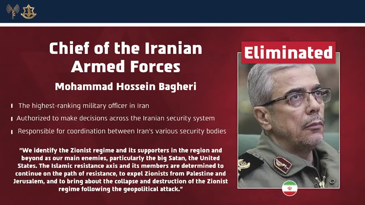 Top Iran Officials Killed In Air Strikes