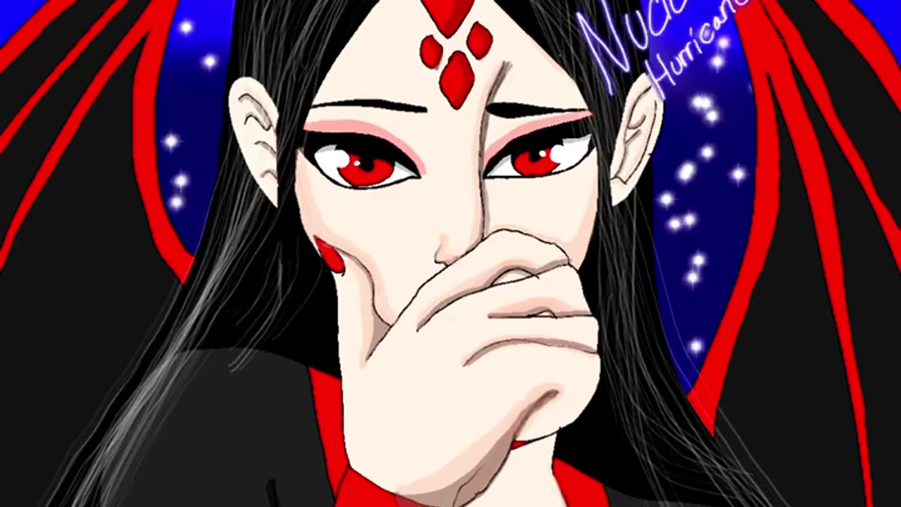 Oc speedpaint nuclear the vampire god