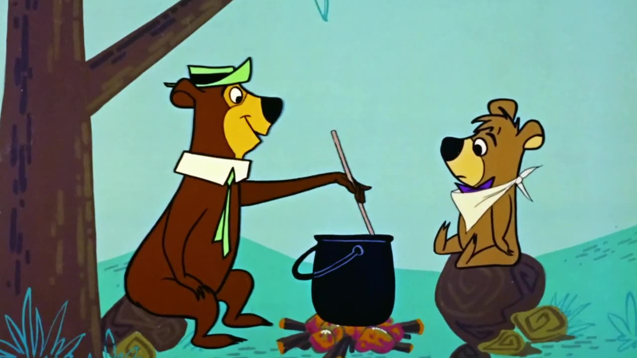 Yogi bear cartoon show