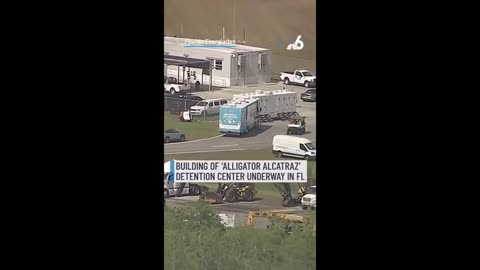 “Alligator Alcatraz” is now in the Process of Being Built ⧸ Florida; Everglades