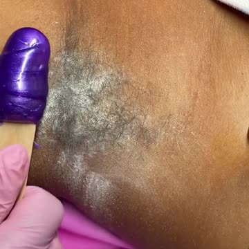 Underarm Waxing Using Sexy Smooth Hypnotic Purple Seduction Hard Wax | @waxing_with_mie