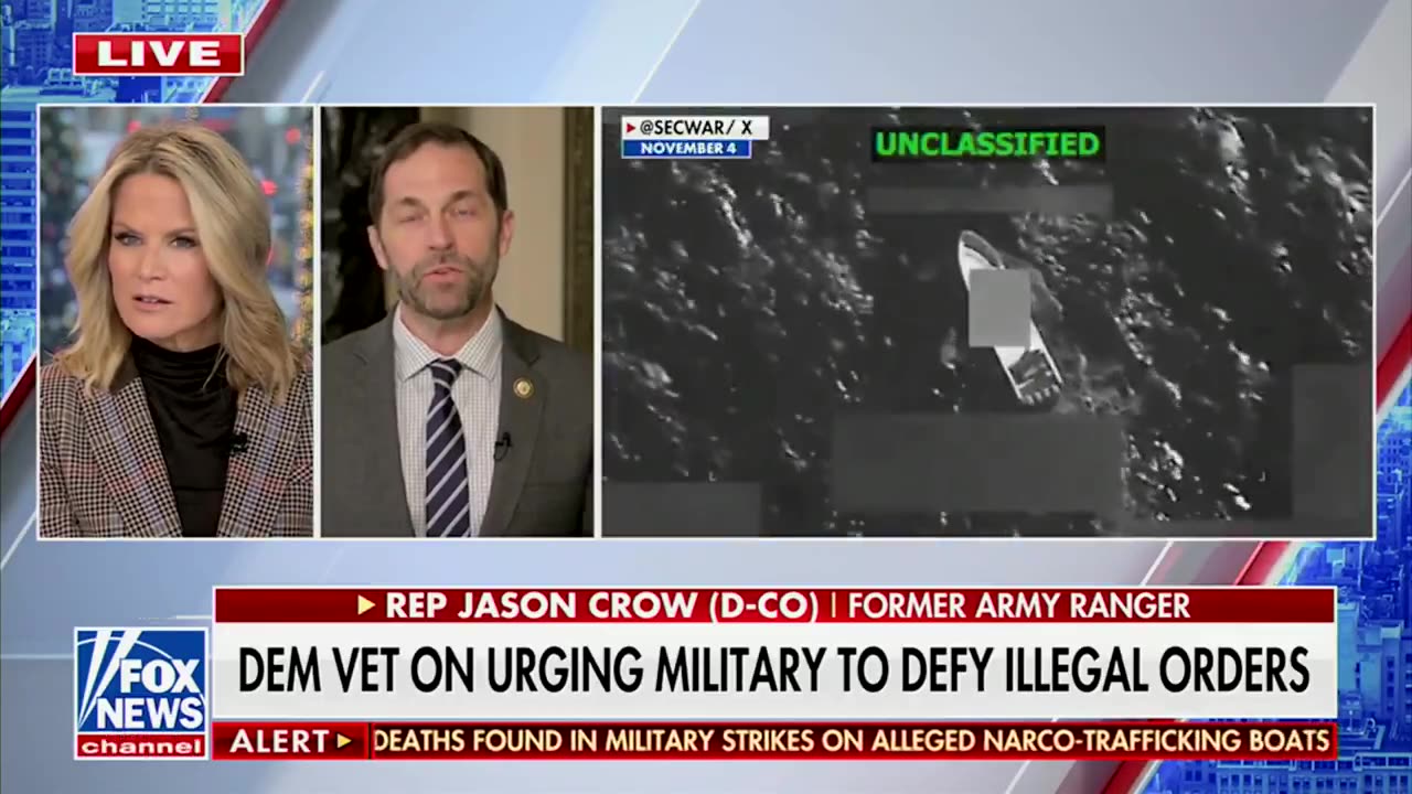 Democrat Rep. Jason Crow is asked FOUR TIMES what "illegal orders" he and his Democrat colleagues