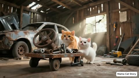 Ginger Kitten Dreams a Become Vet _ How Mama Cat Educates Kitten 💫🐾💖