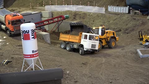 RC trucks and RC front loaders