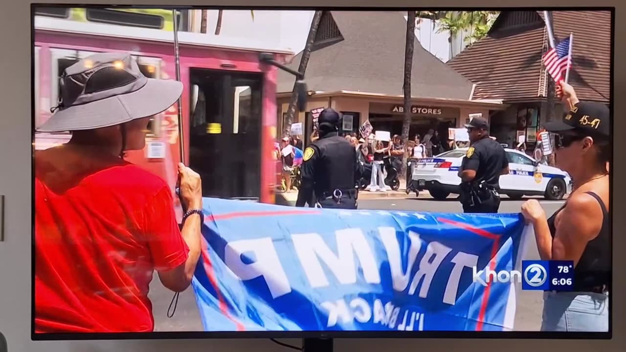Waikiki Tesla Protest