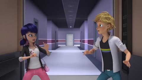 Miraculous - oh no. She transformed infront of Adrien 😐