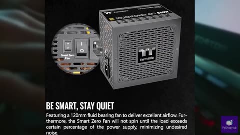 Thermaltake GF1 (2024) Fully Modular ATX 850W Power Supply - 80 Plus Gold - Ultr