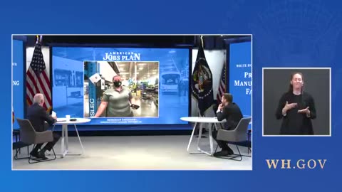 President Biden Participates in a Virtual Tour of the Proterra Electric Battery Facility