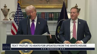 President Trump Makes an Announcement with the Administrator of the EPA