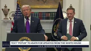 President Trump Makes an Announcement with the Administrator of the EPA