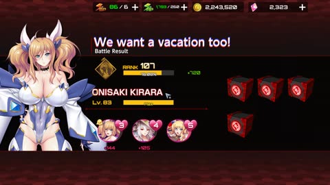 Onisaki Purple Secret Gift Prime & Alt 1 / Intro, Outro, Dialog, Ultimate Attack, PvP
