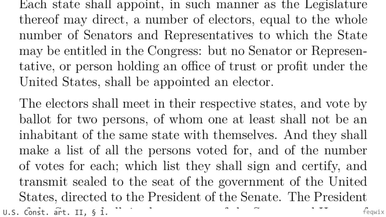 United States Constitution (1787) - FULL READING