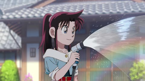 Is this the girl in Aoyama's early painting style? Too cute.