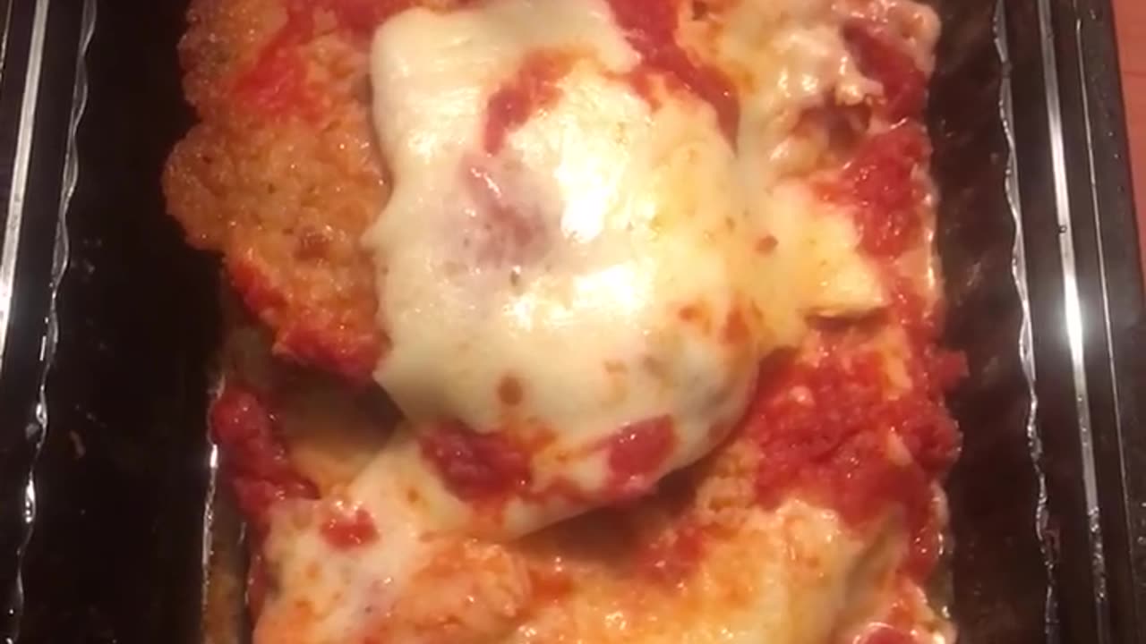 Really Good Chicken Parmigiana From A&S Pork Store in New York City