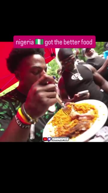 nigeria 🇳🇬 got the better food