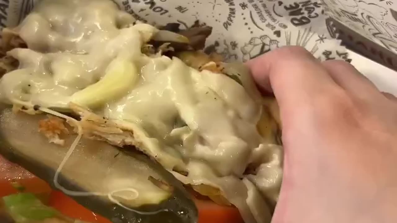 Chicken Philly cheesesteak