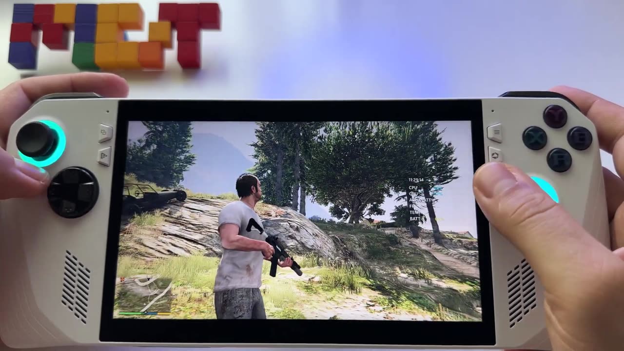 Asus Rog Ally Z1 Extreme - GTA V Gameplay - A2Z Gaming Studio #games #gtav #rogally #rumble