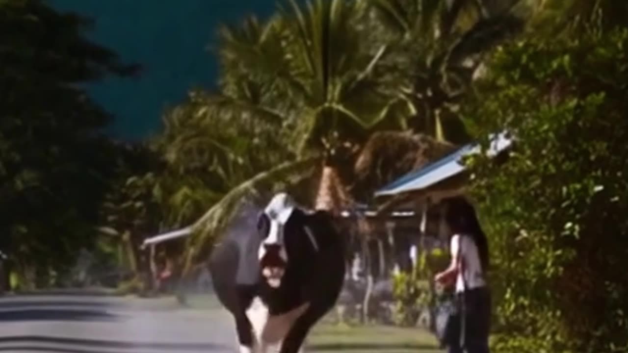 Cow splash milk