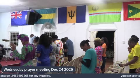 Wednesday prayer meeting Dec 24 2025