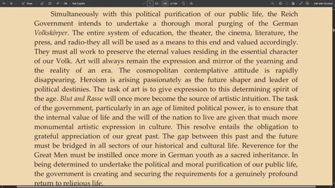 Adolf Hitler Speech 3/21/1933 - Enabling Act 1 of 1 Full ENG