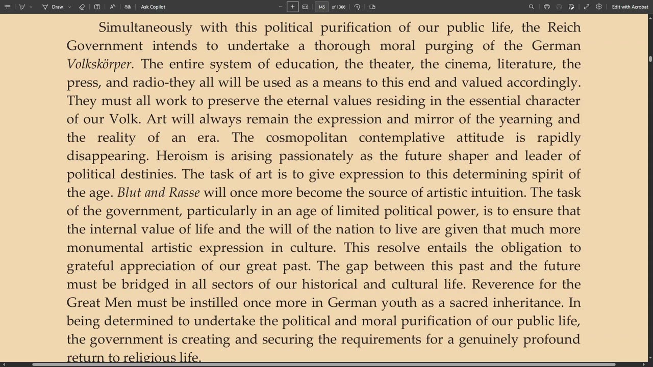 Adolf Hitler Speech 3/21/1933 - Enabling Act 1 of 1 Full ENG