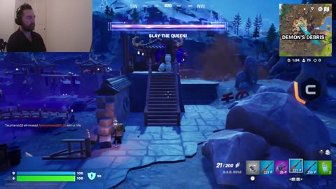Playing fortnite