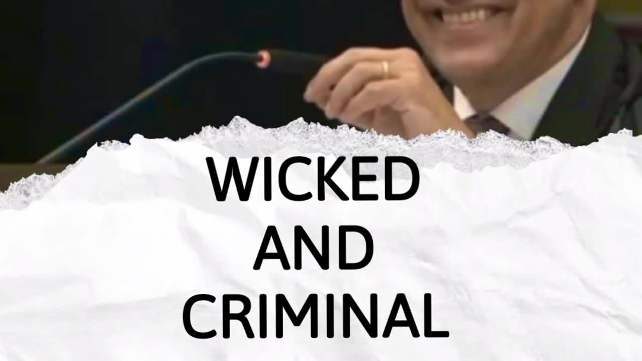 Wicked and criminal