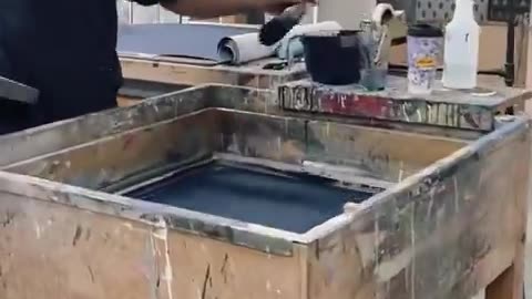 How Wallpaper was made back in the day...