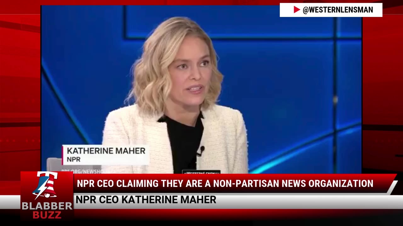 NPR CEO Claiming They Are A Non-Partisan News Organization